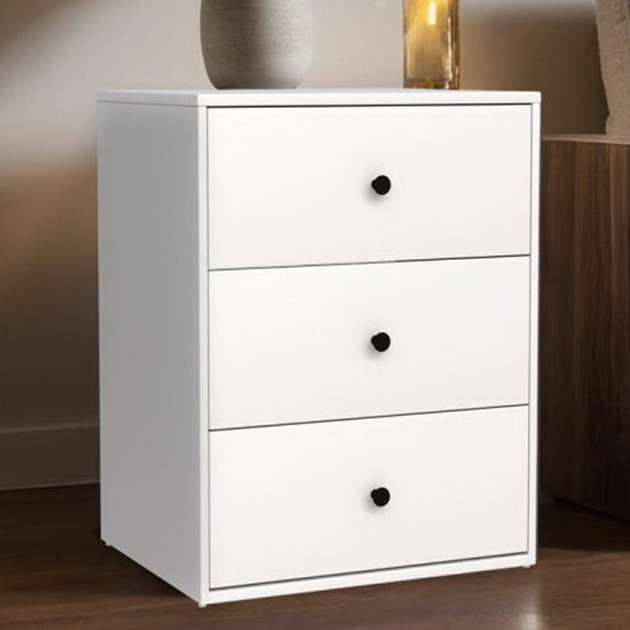 Тумба 3 ящика, 49х39х63 см, белый
