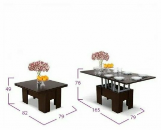 Стол-трансформер Cиэтл размеры -5