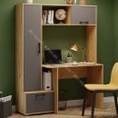 Стол письменный тип 15 Дуб Крафт золотой, Графит Серый