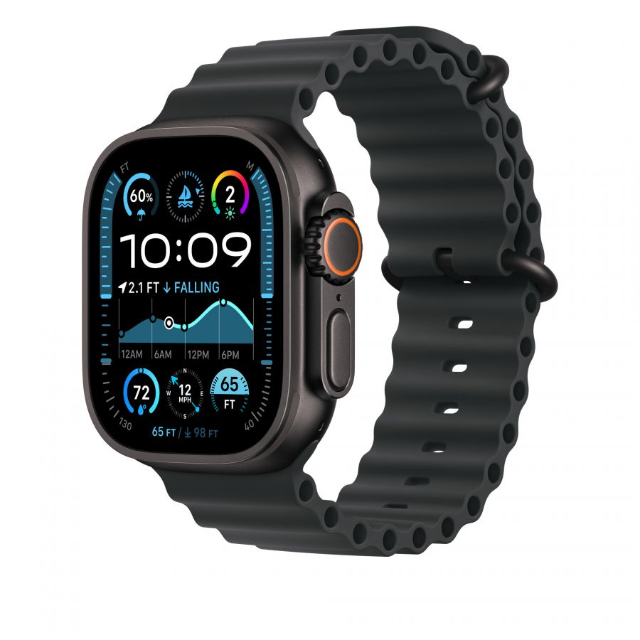 Часы Apple Watch Ultra 3 GPS + Cellular 49mm Black Titanium Case with Black Ocean Band