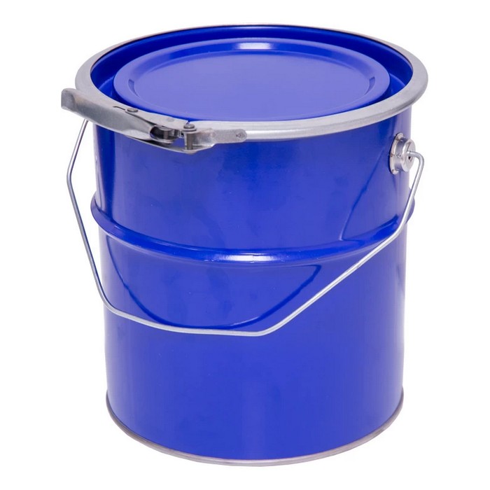 Profkolor Ведро металлическое крышка-обруч, цвет синий, объем 3л.