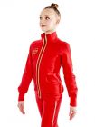 Спортивная куртка (олимпийка) "Триумф" SK02 Solo красная