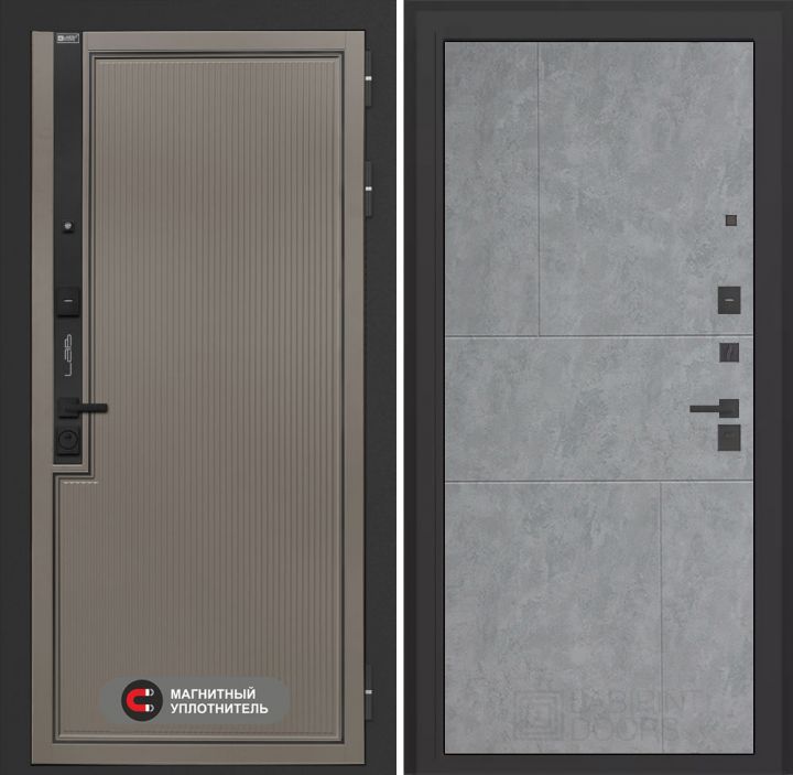 Входная дверь Лабиринт Лаб 1 Про - 21 Бетон светлый