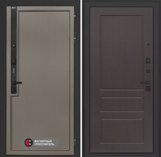 Входная дверь Лабиринт Лаб 1 Про - 03 Орех премиум