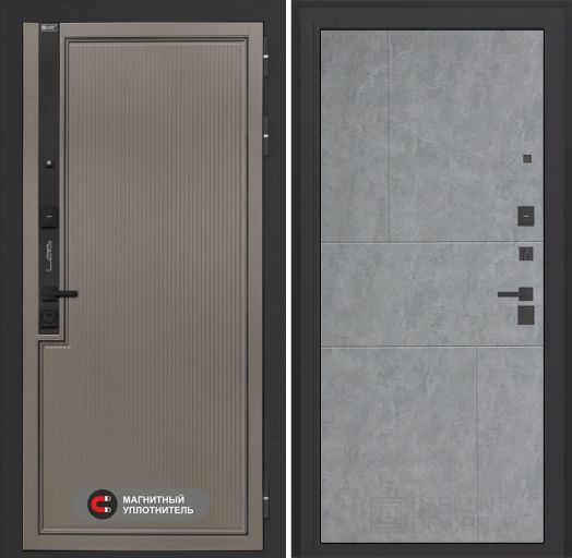 Входная дверь Лабиринт Лаб 1 Про - 21 Бетон светлый