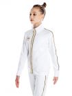Спортивная куртка (олимпийка) "Триумф" SK02 Solo белый
