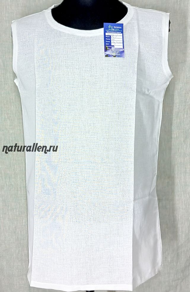 Мужская льняная армейская майка 46-60, ряд 8 шт