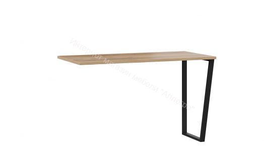 Шкаф комбинированный (366) со столом «Порто» Исп.2 - СМ-393.07.200 Яблоня Беллуно, Графит софт