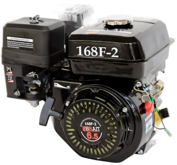 ДВИГАТЕЛЬ 168F  (шпонка, вал 19 мм,  шкив) Мощность: 6,5 л. с.