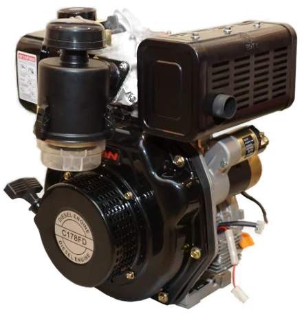 ДВИГАТЕЛЬ 178F Дизель (Шлиц вал 25 мм). Мощность: 6,0 л.с.