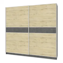 Шкаф-купе Урбан У645 (ш2400*г600*в2270мм) Камень темный/Ирландский дуб