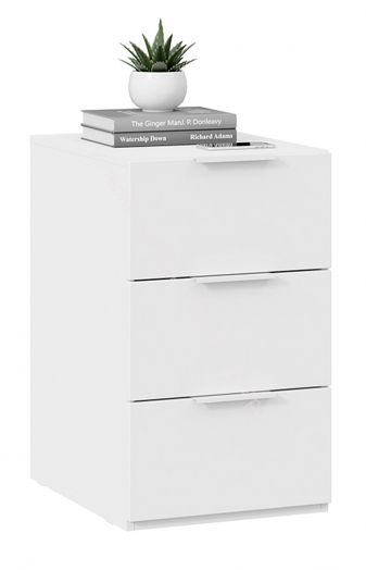 Стол письменный с тумбой универсальной «Порто» - СМ-393.15.011 Белый Жемчуг, Яблоня Беллуно, Белый софт