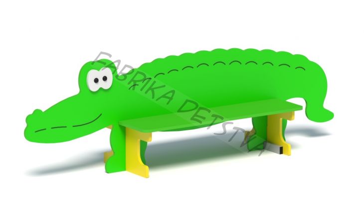 Скамейка "Аллигатор" тип 1