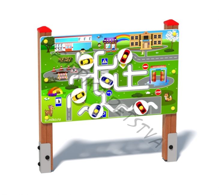 Стойка развивающая "Город" тип 1