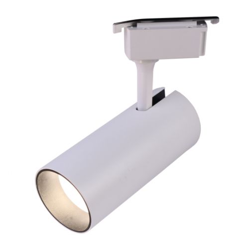 Трековый  светодиодный светильник однофазный 30Вт 4000К Белый
