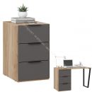 Тумба универсальная «Порто» (для стола) - ТД-393.15.01-11 Яблоня Беллуно, Графит софт