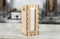 Салфетница для фастфуда (вертикальная)