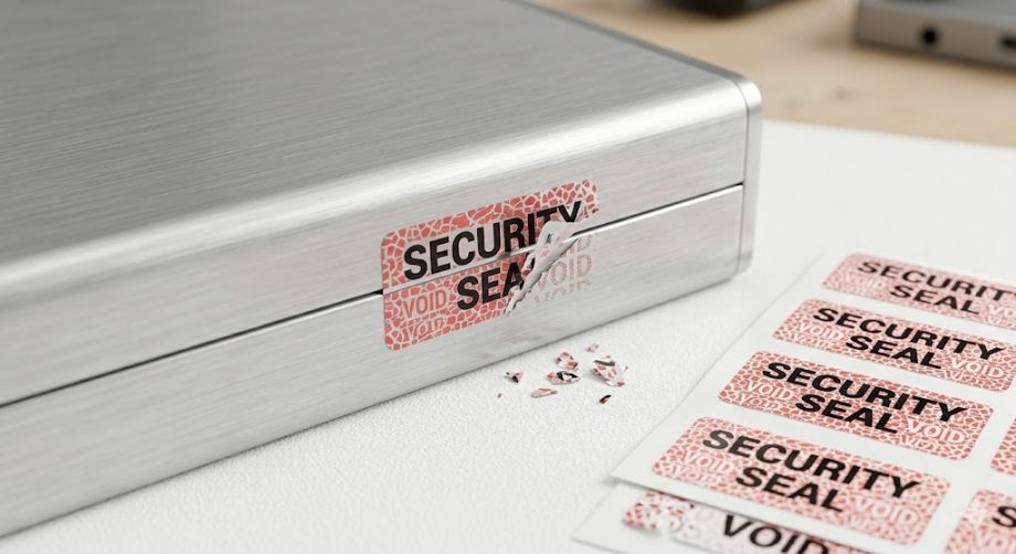 Наклейки пломбовые (антивандальные) на заказ