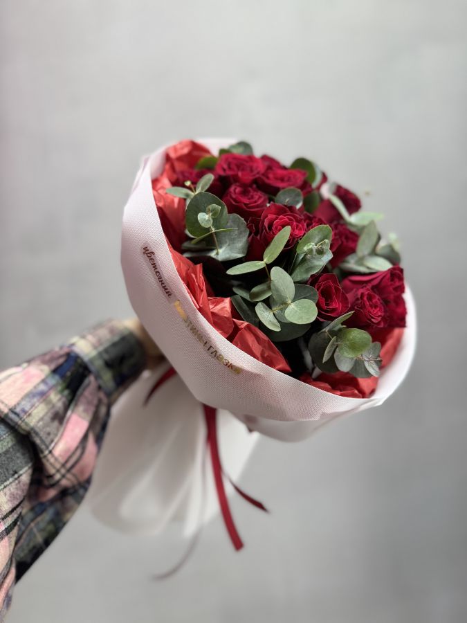 Букет красное пламя