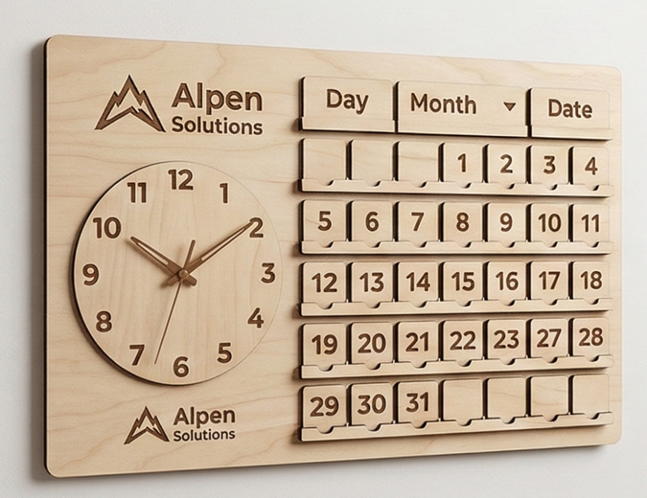 Календарь настенный перекидной A3 с логотипом на заказ