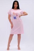 Пионы сорочка женская [розовый]