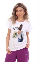 Футболка женская ФЖ013 [белый]