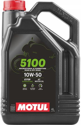 MOTUL 5100 4T 10W-50, 4л