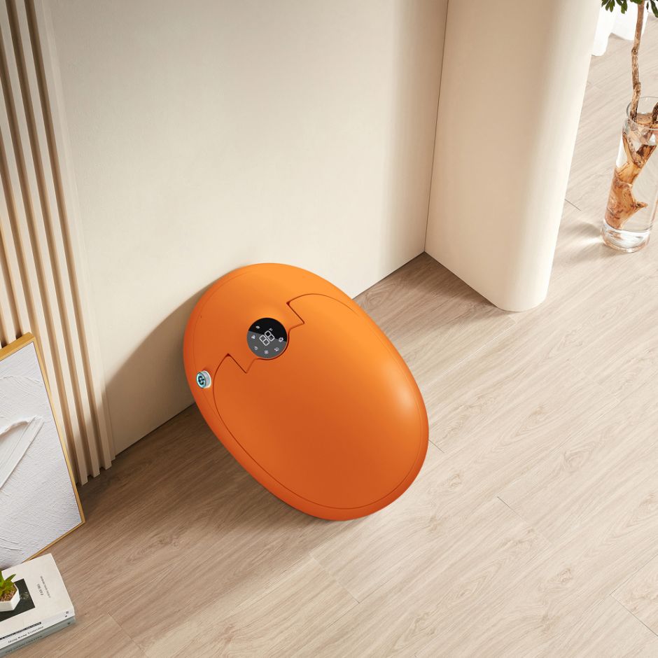 Электронный унитаз-биде ABBER Bequem AC1131SOR напольный оранжевый ФОТО