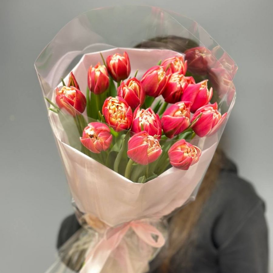 Тюльпаны пионовидные 15 шт