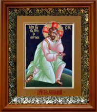 Икона Плач Иисуса Христа об убиенных младенцах в киоте с басмой Виноградная Лоза (UV-печать)(30765)