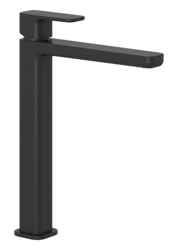Смеситель для раковины-чаши KLUDI RENON высокий излив, черный матовый 422983975