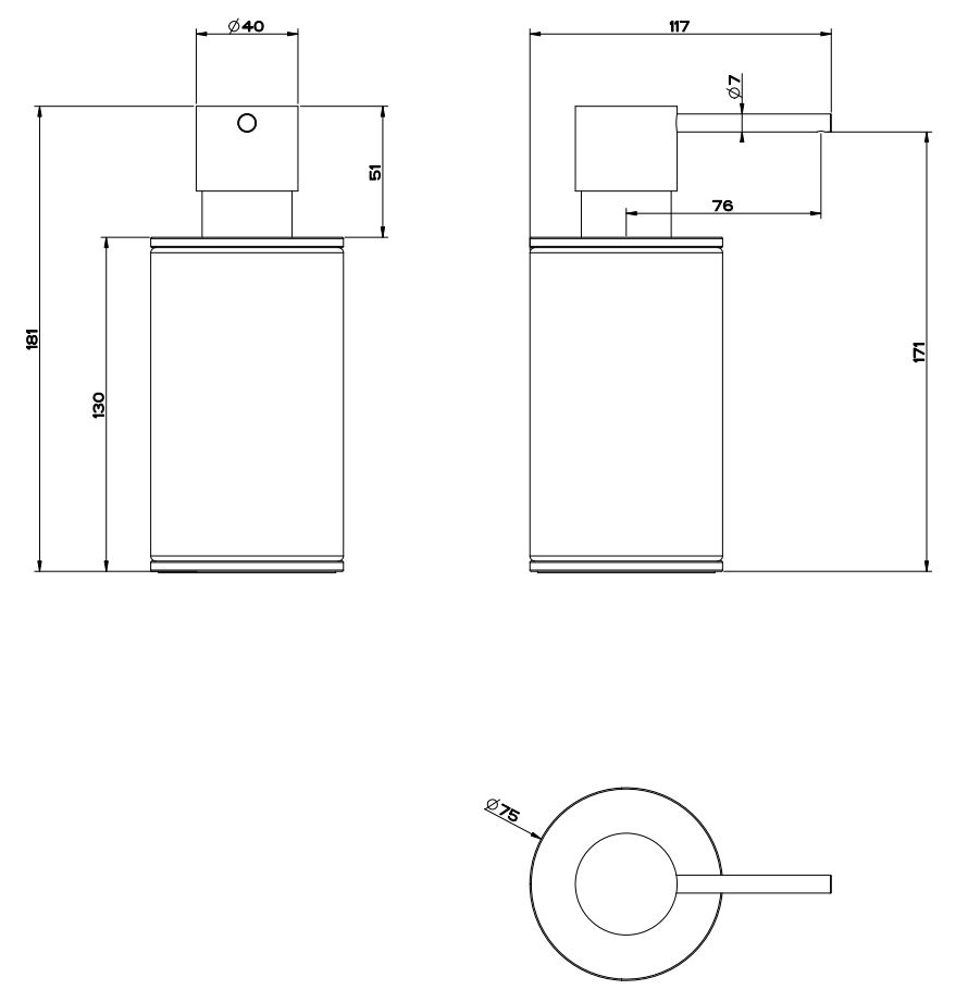 Gessi 316 Диспенсер для жидкого мыла 54737 ФОТО