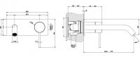 Gessi Flessa смеситель для раковины 54090 схема 2 Gessi Flessa смеситель для раковины 54090 схема 2