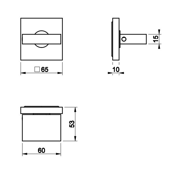 Внешняя часть запорного крана Gessi 43264 ФОТО