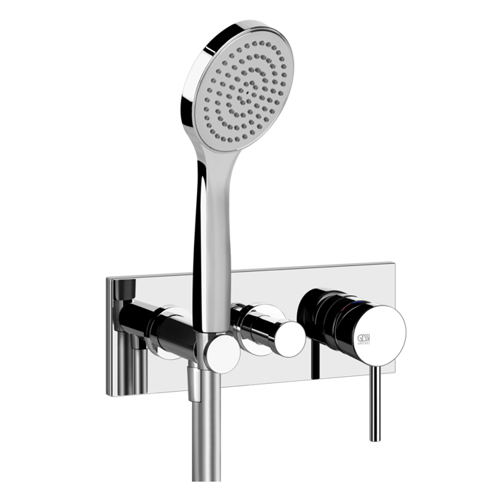 Изображение Встраиваемый смеситель для душа Gessi Emporio Via tortona на 2 позиции 44828