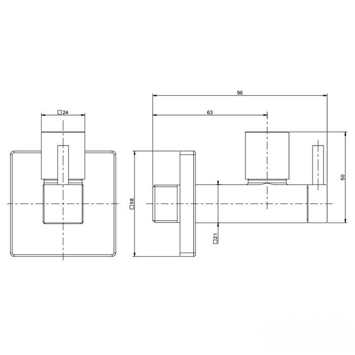 Запорный кран-фильтр Gessi Technical 01412 ФОТО