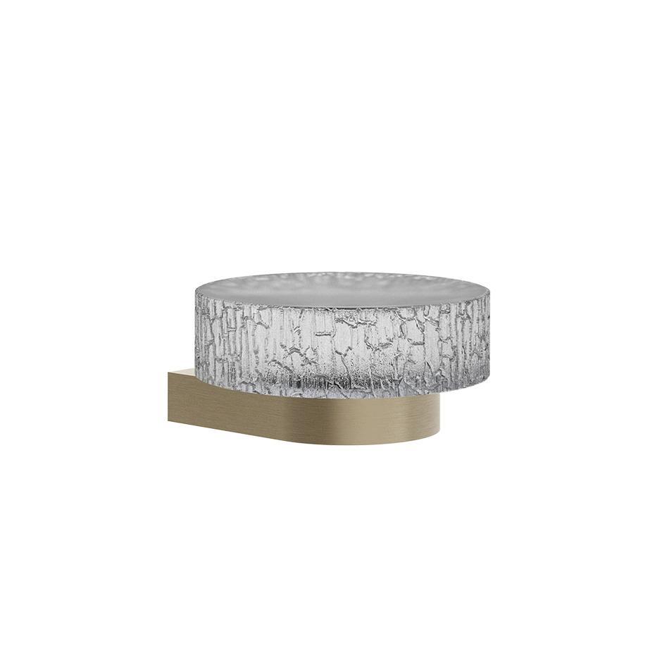 Мыльница Gessi Incastri Light Smoke 75401 настенная круглая ФОТО