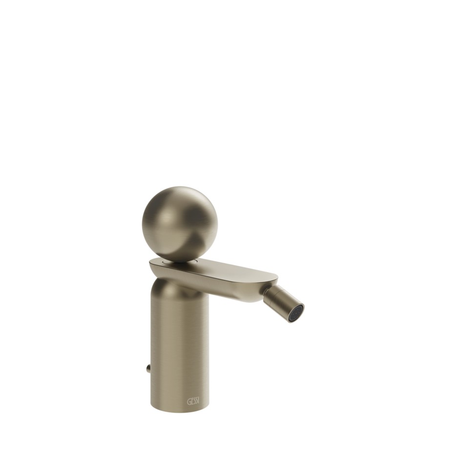 Смеситель для биде Gessi Perle 74007 с металлическим вентилем и донным клапаном ФОТО