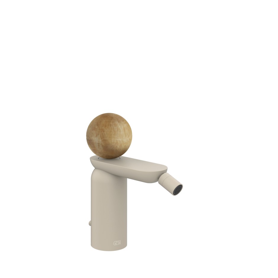 Смеситель для биде Gessi Perle 74307 с донным клапаном с вентилем из камня Onyx Cola ФОТО