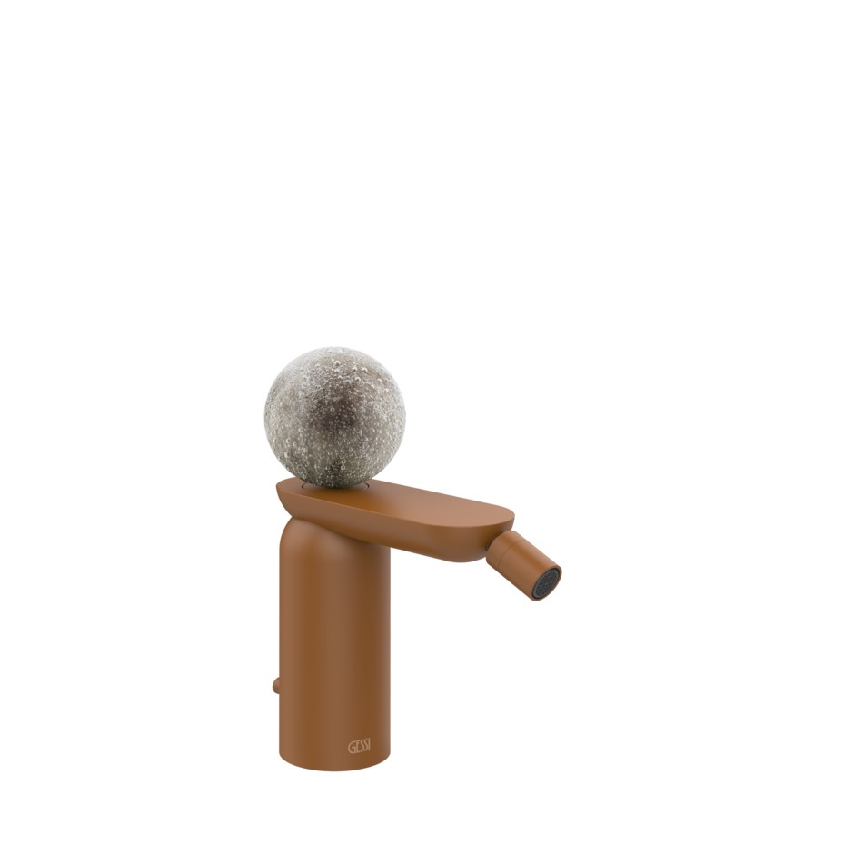 Смеситель для биде Gessi Perle 74607 с донным клапаном с вентилем из муранского стекла Pulegoso ФОТО