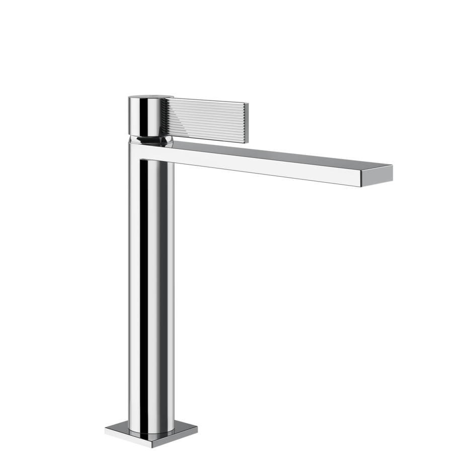 Смеситель для раковины Gessi Inverso Rigato 73555 с донным клапаном ФОТО