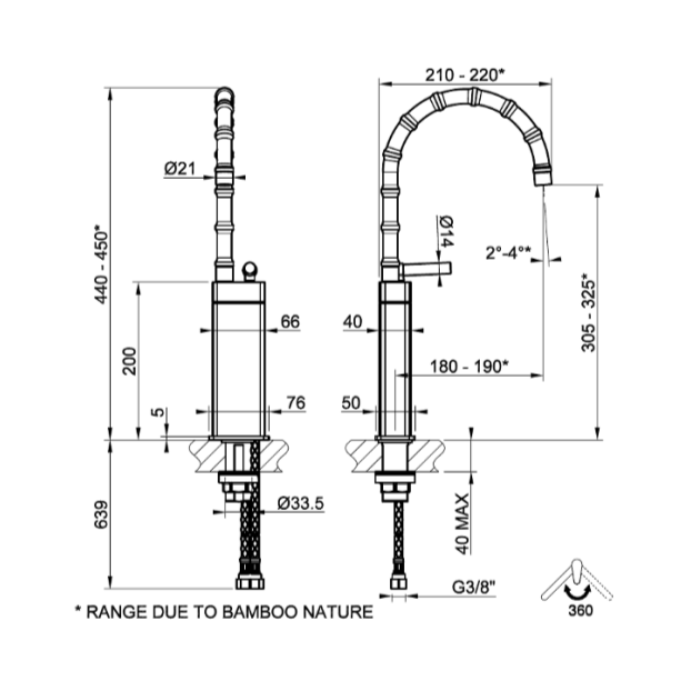 Смеситель для раковины Gessi Jacqueline 77005 высокий с низким поворотным изливом и металлическим вентилем ФОТО
