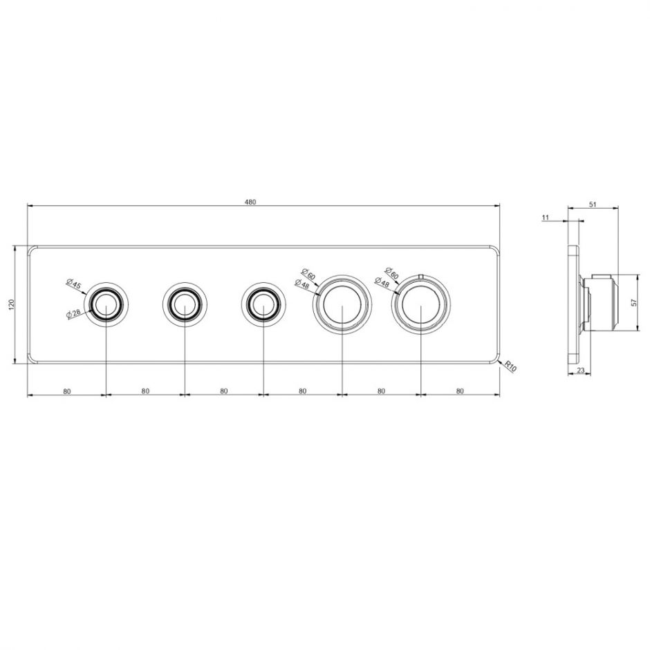 Смеситель термостатический настенный Gessi Hi-Fi Eclectic 65224 ФОТО