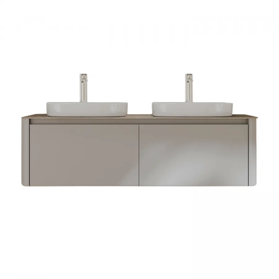 Тумба с раковиной Black & White U915.1400-2 Double