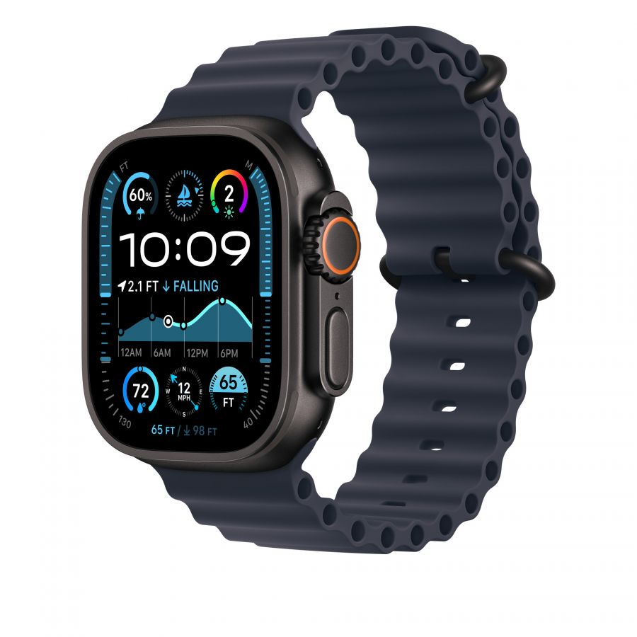 Часы Apple Watch Ultra 3 GPS + Cellular 49mm Black Titanium Case with Navy Ocean Band