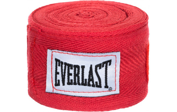 Бинты боксерские EVERLAST 3.5м красные, артикул 4466RD