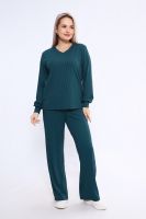 745 Костюм из лапши [изумрудный]