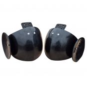 Налокотники с ронделями глянцевые пластиковые (пара). Серия "Оникс"