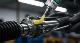 Смазка Резьбовой Части Рулевой Тяги Для Регулировки Схождения на Автомобиле Варшавское шоссе 170Бс7