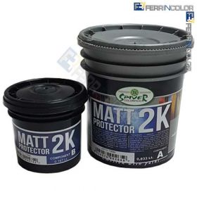 Matt  protector 2K (A+B) - лак для  микроцемента. Матовый.